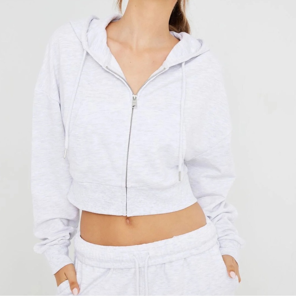 Garage cropped hoodie